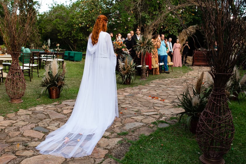 Vestido Noiva Casamento Celta